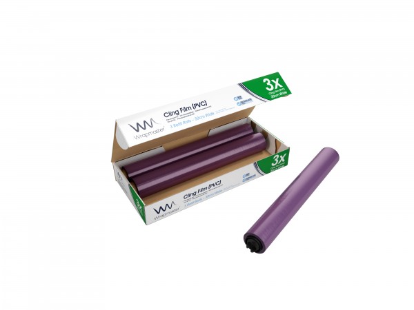 Toppits Wrapmaster Professional PVC Frischhaltefolie für Wrapmaster 1000, 30 cm x 100 m